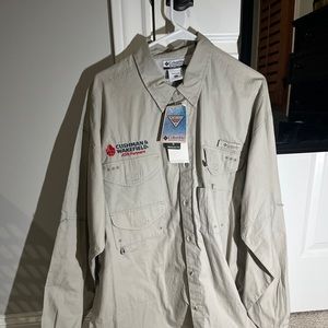 Columbia sportswear long sleeve fishing shirt XL Hommes TG